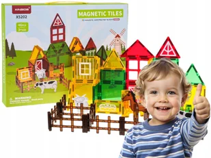 klocki magnetyczne FARMA 46 elementów UKŁADANIE PRZESTRZENNE dla dzieci - Klocki klocki magnetyczne FARMA 46 elementów UKŁADANIE PRZESTRZENNE dla dzieci - Klocki - miniaturka - grafika 1