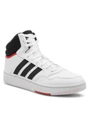 Sneakersy męskie - adidas Sneakersy HOOPS 3.0 MID GY5543 Biały - miniaturka - grafika 1