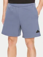 Spodenki męskie - adidas Szorty sportowe Z.N.E. Premium IR5220 Niebieski Loose Fit - miniaturka - grafika 1