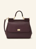 Torebki damskie - Dolce & Gabbana Torebka Sicily Large rot - miniaturka - grafika 1