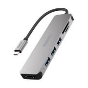 Huby USB - Sitecom Czytnik kart USB-C + HDMI (6en1) CN-407 - miniaturka - grafika 1