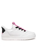 Buty dla dziewczynek - Geox Sneakersy J65NSA 05415 C0563 D Biały - miniaturka - grafika 1