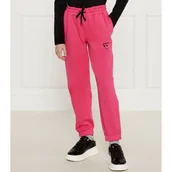 Spodnie sportowe damskie - Pinko UP Spodnie dresowe | Regular Fit - miniaturka - grafika 1