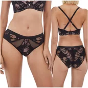 Majtki damskie - Majtki Alles BOUDOIR Figi brazylijskie czarne - Rozmiar 36 - miniaturka - grafika 1