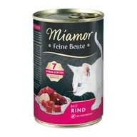 Mokra karma dla kotów - Miamor Feine Beute Wołowina 24x400 g - miniaturka - grafika 1