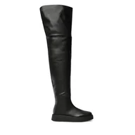 Kozaki damskie - Muszkieterki Jenny Fairy ENERGY-02HZ Czarny - miniaturka - grafika 1