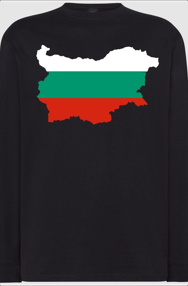 Bułgaria Flaga Bluza Longsleeve Modna Rozm.3XL