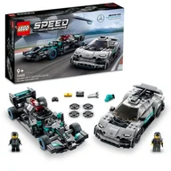 Klocki - LEGO zestaw Speed Champions Mercedes AMG F1 W12 E Performance i Mercedes AMG Project One 76909 - miniaturka - grafika 1
