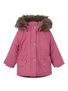 Kurtki i płaszcze dla dziewczynek - NAME IT Dziewczęca kurtka parka, Heather Rose, 116 cm - grafika 1