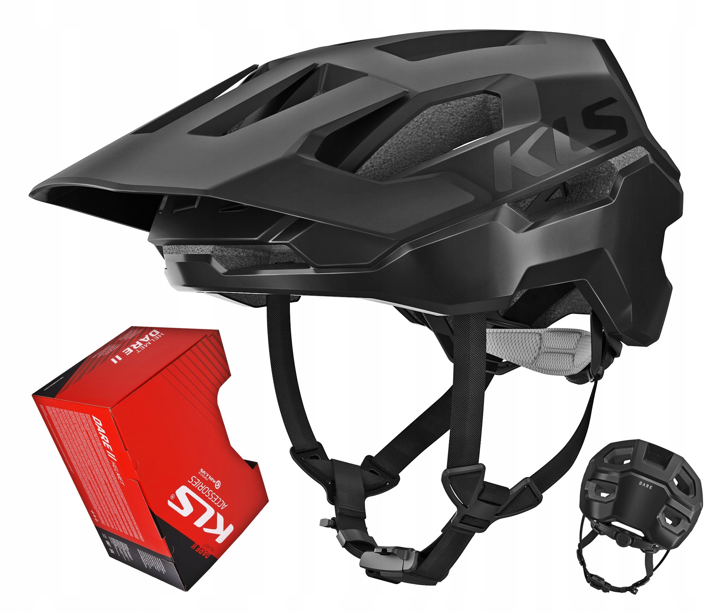 Kask rowerowy Trail Mtb Kellys Dare II Black S/m (52-55cm)