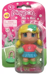Pinypon laleczka z blond włosami i zielone akcesoria - Figurki dla dzieci - miniaturka - grafika 1