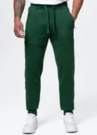 Dresy męskie - Spodnie sportowe PIT BULL SMALL LOGO HD hunter green-XXL - miniaturka - grafika 1