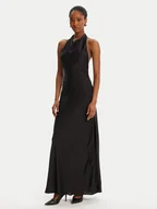 Sukienki - BARDOT Sukienka wieczorowa Similina Halter Maxi 59919DB Czarny Regular Fit - miniaturka - grafika 1