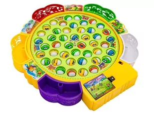 Gra Rodzinna - Wędkowanie, Łowienie Ryb - 5 Wędek, 45 Rybek - Gry planszowe - miniaturka - grafika 1