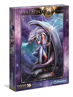 Clementoni Puzzle 1000el Anne Stokes Collection Dragon Mage - Puzzle - miniaturka - grafika 1