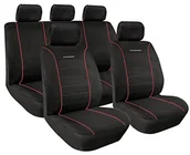 Pokrowce na fotele - Lampa Komplet pokrowców na siedzenia ELEGANCE czerwony 54849 - miniaturka - grafika 1