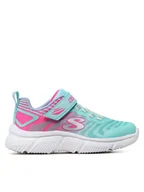 Buty dla dziewczynek - Skechers Sneakersy Fierce Flash 302478L/AQPK Niebieski - miniaturka - grafika 1