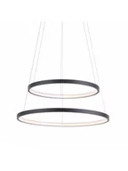 Lampy sufitowe - Lampa wisząca LED Circle, antracyt, 2-punktowa - miniaturka - grafika 1