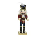 Ozdoby bożonarodzeniowe - Figurka Dziadek Do Orzechów Ozdoba Z Drewna 50Cm - miniaturka - grafika 1