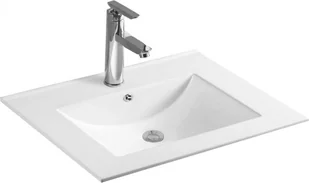 Umywalka Mexen Mexen Atena umywalka wpuszczana w blat 60 x 46 cm biała - 25016000 - Umywalki - miniaturka - grafika 1