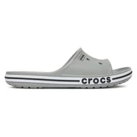 Klapki i japonki męskie - CROCS BAYABAND SLIDE 205392-007 Szary - miniaturka - grafika 1
