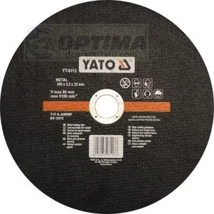 Yato tarcza tnąca metalu 300x3,2x32 mm. YT-6113 - Tarcze do pił - miniaturka - grafika 1