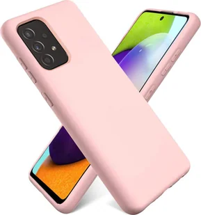 Etui ochronne na telefon komórkowy Samsung Galaxy A72 silikonowo-żelowe etui na telefon komórkowy, różowe - Etui i futerały do telefonów - miniaturka - grafika 1