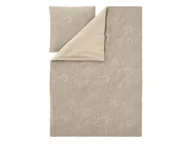 Pościel - LIVARNO® Pościel dwustronna z bawełny satynowej, 140 x 200 cm (Beżowy) - miniaturka - grafika 1