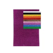 Zabawki kreatywne - DP Craft Pianka samoprzylepna a4 10 szt brokat KSPI-004 - miniaturka - grafika 1