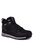 Buty trekkingowe męskie - Męskie Buty Trekkingowe Ocieplane Big Star KK174371 Czarne-44 - miniaturka - grafika 1