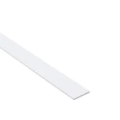 Inne materiały budowlane - Standers Profil płaski pvc 1m 25x2 mm matowy biały - miniaturka - grafika 1