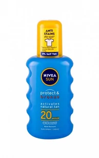 Nivea Sun Protect & Bronze Spray do opalania SPF20+ 200ml - Balsamy i kremy do opalania - miniaturka - grafika 1