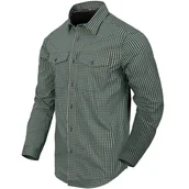 Koszule męskie - Koszula helikon covert concealed carry shirt ls - savage green checkered - miniaturka - grafika 1