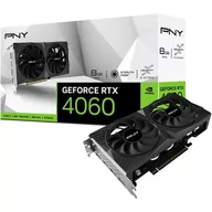 Karty graficzne - PNY GeForce RTX 4060 VERTO Dual Fan Edition 8 GB GDDR6 DLSS 3 VCG40608DFXPB1 - miniaturka - grafika 1