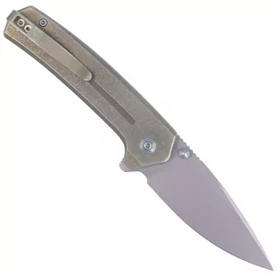 Nóż składany WE Knife Culex Green Titanium, Silver Bead Blasted CPM 20CV (WE21026B-5) - Noże - miniaturka - grafika 3