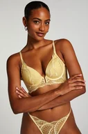 Biustonosze - Hunkemöller Biustonosz usztywniany z fiszbinami, typu longline Sali Żółty - miniaturka - grafika 1
