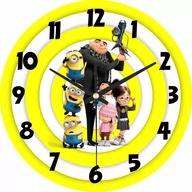 Zegary - Zegar Ścienny Dla Dzieci Minionki Jerry Carl Gru - miniaturka - grafika 1