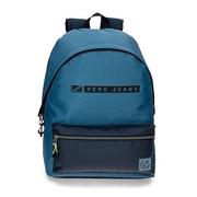 Plecaki szkolne i tornistry - Pepe Jeans Duncan plecak szkolny, regulowany, niebieski, 31 x 44 x 17,5 cm, poliester, 21,12 l - miniaturka - grafika 1