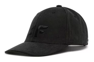 Męska czapka z daszkiem czarna 4F MIDSHOP CAD001-20S - Czapki męskie - miniaturka - grafika 1