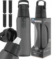 Butelki filtrujące - Zestaw Butelka filtrując Dafi Solid 0,7 czarna + 4 wkłady - miniaturka - grafika 1