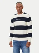 Swetry męskie - Guess Jeans Sweter M4BR37 Z3HM1 Écru Regular Fit - miniaturka - grafika 1