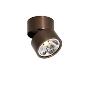 Lampy ścienne - QAZQA Moderne spot donkerbrons rond verstelbaar - Go Nine - miniaturka - grafika 1