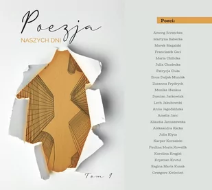 Poezja naszych dni. Tom 1 - E-booki - kultura i sztuka - miniaturka - grafika 1