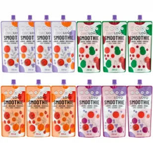 Owolovo Smoothie Pouch mix smaków zgrzewka 13 x 250 ml - Soki i napoje niegazowane - miniaturka - grafika 1