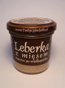 Leberka z mięsem pasztet po wielkopolsku słoik 80g - Kiełbasa i wędliny - miniaturka - grafika 1
