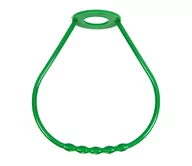 Akcesoria do oświetlenia - Uchwyt żyrandola plastik zielony - miniaturka - grafika 1