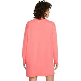 Sukienka Nike Nsw LS Dress Prnt W DO2580 (kolor Różowy, rozmiar L) - Sukienki i spódnice sportowe - miniaturka - grafika 2