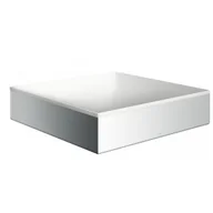 Umywalki - AXOR 42003000 AXOR Suite Basins & Bathtub Umywalka nablatowa 400/400 bez otworu na baterię i przelewu Chrom - miniaturka - grafika 1