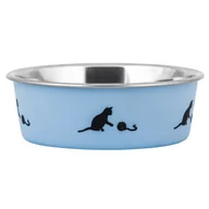Miski dla kotów - Miska dla kota Happet M178 niebieska 12cm/0,24l - miniaturka - grafika 1