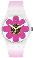 Zegarki damskie - Zegarek Swatch SO32M104 FLOWER HOUR - - miniaturka - grafika 1